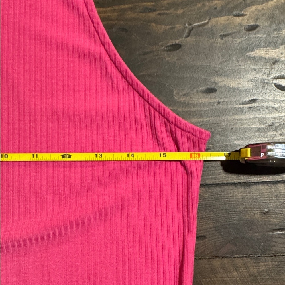 MOTF Women's Vibrant Pink Turtleneck Tank Top - Picture 3 of 8
